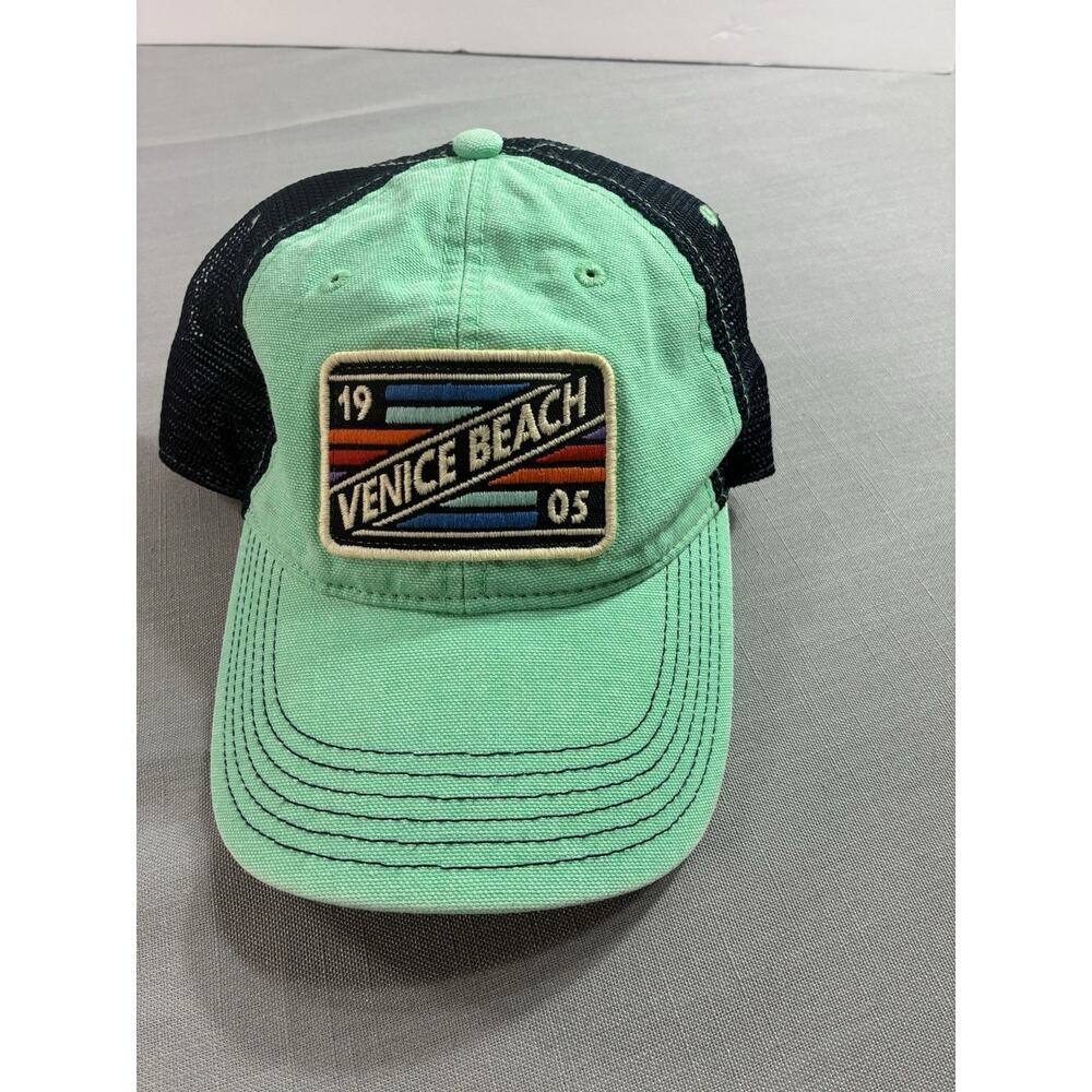 Venice Beach Dad Hat Trucker Hat Mint Green Black Mesh Snapback Cap
